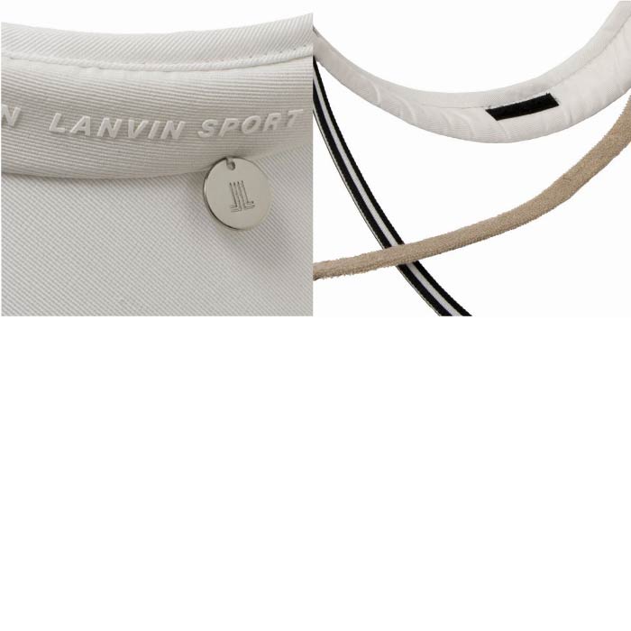 LANVIN SPORT ランバン スポール レディース ゴルフ クリップサンバイザー【部分UV】VG5SCP52L