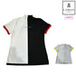 LANVIN SPORT ランバン スポール ゴルフウェア レディース カラーブロックモックネック半袖シャツ SUNSCREEN UVカット 吸汗 遮熱 VG5SHS31L