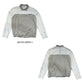 LANVIN SPORT ランバン スポール ゴルフウェア レディース ブロッキングデザイン共衿長袖シャツ 部分UV CUT 部分接触冷感 vg5sls31l