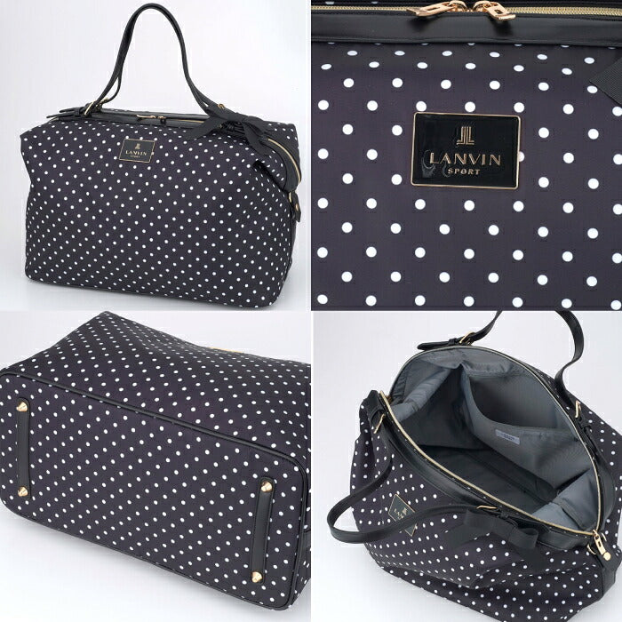 LANVIN SPORT ランバン スポール レディース ゴルフ ドット柄ボストンバッグ vg6fbb06l