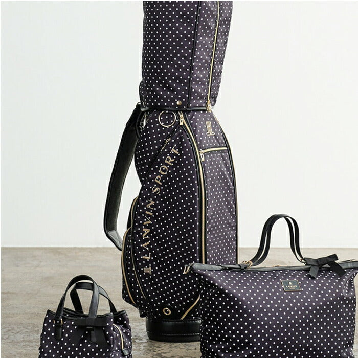 LANVIN SPORT ランバン スポール レディース ゴルフ ドット柄ボストンバッグ vg6fbb06l