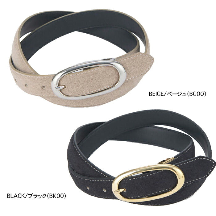 LANVIN SPORT ランバン スポール ゴルフウェア レディース スエード調ベルト マットな素材感 サイズ調整仕様 vg6fbl06l