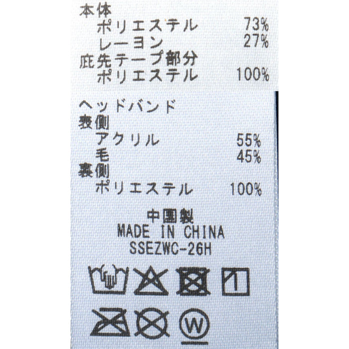 LANVIN SPORT ランバン スポール ゴルフウェア メンズ レディース イヤーウォーマー付きフリースキャップ 帽子 セパレート耳あて付 部分保温 3WAY vg6fcp06m