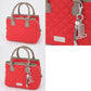 LANVIN SPORT ランバン スポール レディース ゴルフ キルティングデザインカートバッグ チャーム付き vg6ftt42l