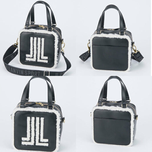 LANVIN SPORT ランバン スポール レディース ゴルフ キューブ型ボアカートバッグ ショルダーストラップ付属 vg6ftt43l