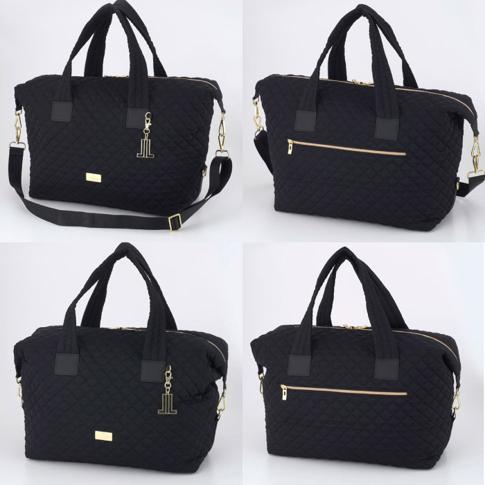 LANVIN SPORT ランバン スポール ゴルフ メンズ レディース キルティングデザインボストンバッグ 大きめサイズ 柔らかな風合い ロゴチャーム付き vg6fbb05l