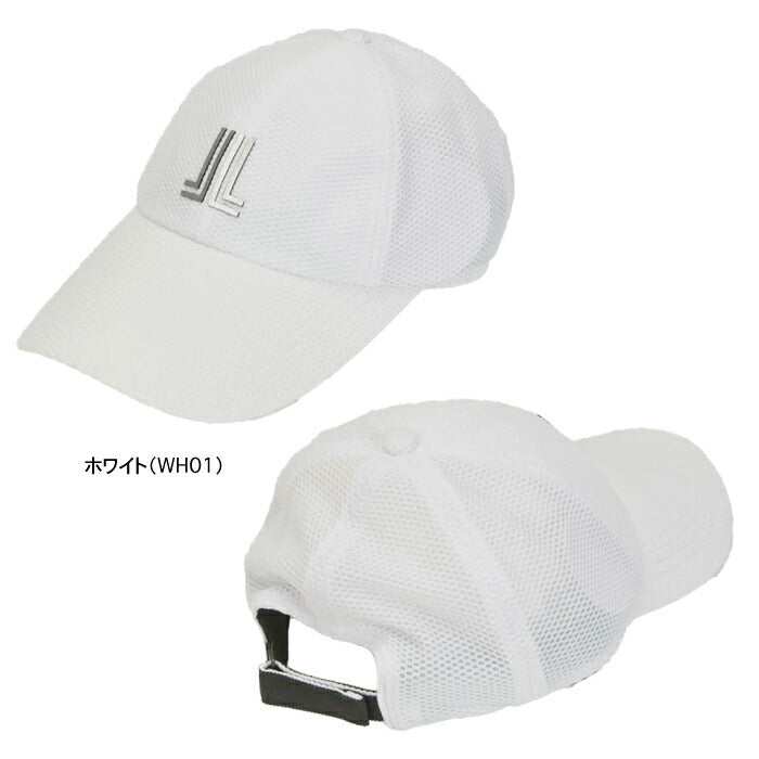 LANVIN SPORT ランバン スポール ゴルフウェア メンズ つば長めクーリングキャップ 帽子 吸汗速乾 UVCUT クーリング 通気性 ストレッチ性 防シワ 後ろベルクロ開き vg6scp06m