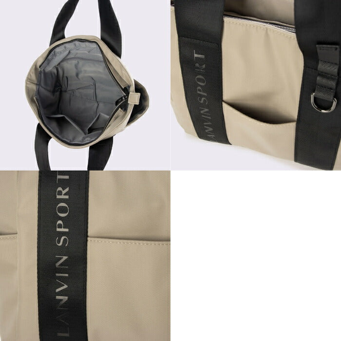 LANVIN SPORT ランバン スポール ゴルフウェア メンズ カートバッグ ナイロン素材 ポケット多数 ティー収納有 vg6stt03m