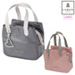 LANVIN SPORT ランバン スポール ゴルフウェア レディース HEART COLLECTION チャーム付き3層カートバッグ 本体ファスナー付き チャーム取り外し可能 vg6stt55l