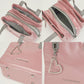 LANVIN SPORT ランバン スポール ゴルフウェア レディース HEART COLLECTION チャーム付き3層カートバッグ 本体ファスナー付き チャーム取り外し可能 vg6stt55l