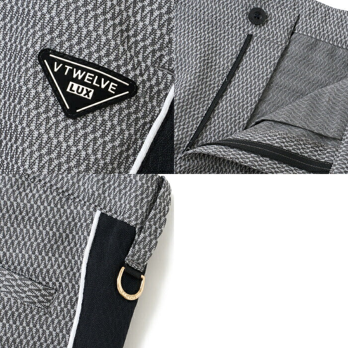 V12 ヴィトゥエルブ ゴルフウェア メンズ LX JAQ PANTS ロングパンツ ストレッチ セットアップ対応 vlx2620-pn05