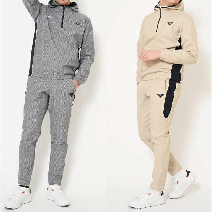 V12 ヴィトゥエルブ ゴルフウェア メンズ レディース LX JAQ JKT スウェット ブルゾン ハーフジップパーカー ストレッチ セットアップ対応 vlx2620-sw04