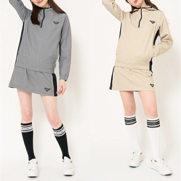 V12 ヴィトゥエルブ ゴルフウェア メンズ レディース LX JAQ JKT スウェット ブルゾン ハーフジップパーカー ストレッチ セットアップ対応 vlx2620-sw04