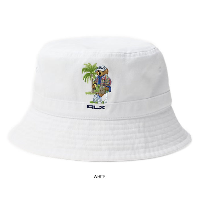 RLX RALPH LAUREN アール エル エックス ラルフローレン ゴルフウェア メンズ  Polo ベア コットン バケット ハット 帽子 waxgh20115