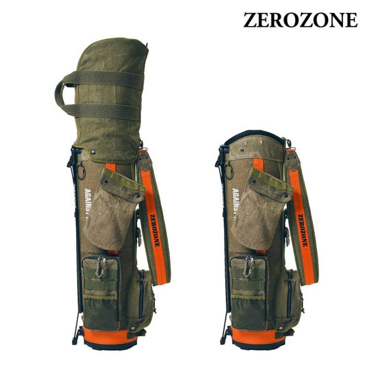 ZEROZONE ゼロゾーン メンズ レディース スタンド式キャディバッグ 一点物 ZZ23-ST04