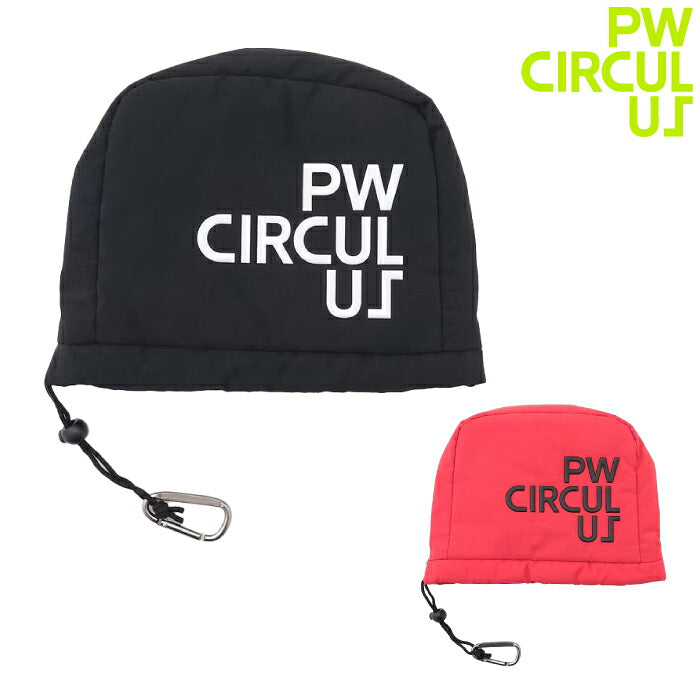 PW CIRCULUS ピーダブリュサーキュラス ゴルフ メンズ レディース UNISEX ナイロンワッシャー アイアンカバー シボ感が魅力的 カラビナ付 zz7ilm0011