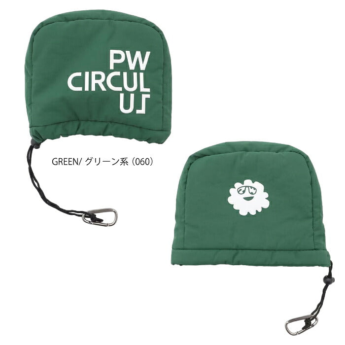 PW CIRCULUS ピーダブリュサーキュラス ゴルフ メンズ レディース UNISEX ナイロンワッシャー アイアンカバー シボ感が魅力的 カラビナ付 zz7ilm0011