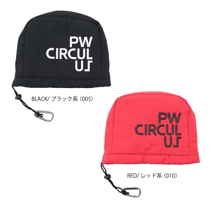 PW CIRCULUS ピーダブリュサーキュラス ゴルフ メンズ レディース UNISEX ナイロンワッシャー アイアンカバー シボ感が魅力的 カラビナ付 zz7ilm0011