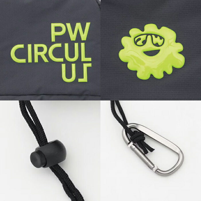 PW CIRCULUS ピーダブリュサーキュラス ゴルフ メンズ レディース UNISEX ポリエステルアイアンカバー 軽量で丈夫 カラビナ付 zz7ilm0031