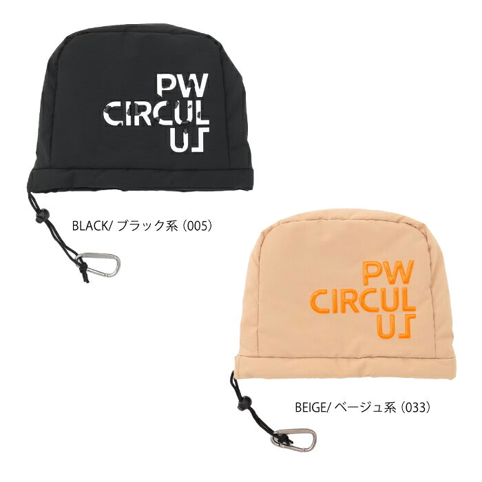 PW CIRCULUS ピーダブリュサーキュラス ゴルフ メンズ レディース UNISEX ポリエステルアイアンカバー 軽量で丈夫 カラビナ付 zz7ilm0031