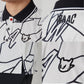 WAAC ワック メンズ WAACKY幾何プリント 半袖ポロシャツ UVカット 軽い生地 マイクロ鹿の子素材 072222040