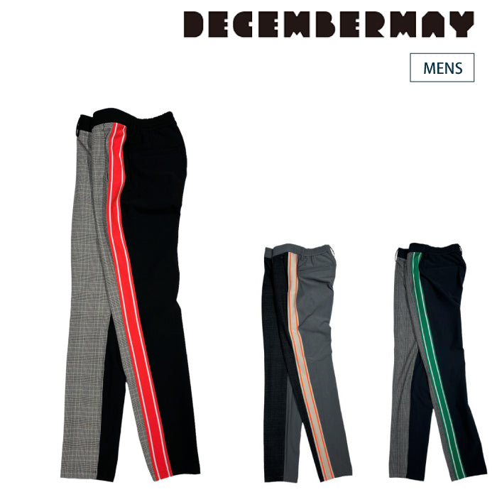 DECEMBERMAY ディセンバーメイ メンズ Check bi-color pants バイカラーパンツ 1-212-2036