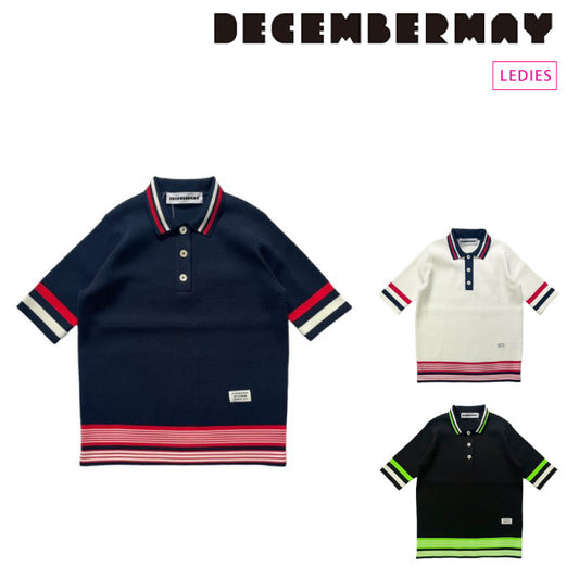 DECEMBERMAY ディセンバーメイ レディース Chronicle thermal knit Polo neo 2-205-1019