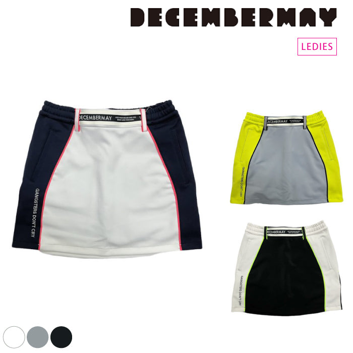 DECEMBERMAY ディセンバーメイ レディース Color scheme cutting skirt 2-205-2530