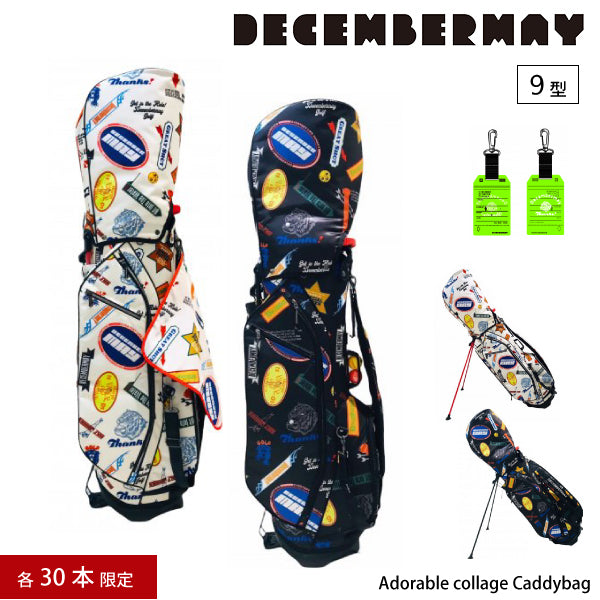 【送料無料】DECEMBERMAY ディセンバーメイ メンズ レディース Adorable collage Caddybag 【数量限定生産】撥水加工 防汚素材 3-999-8002