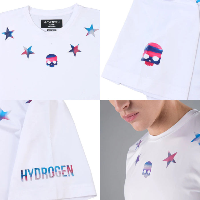 HYDROGEN ハイドロゲン メンズ スターテックTシャツ / STAR TECH TEE 通気性 ストレッチ 731-70241001