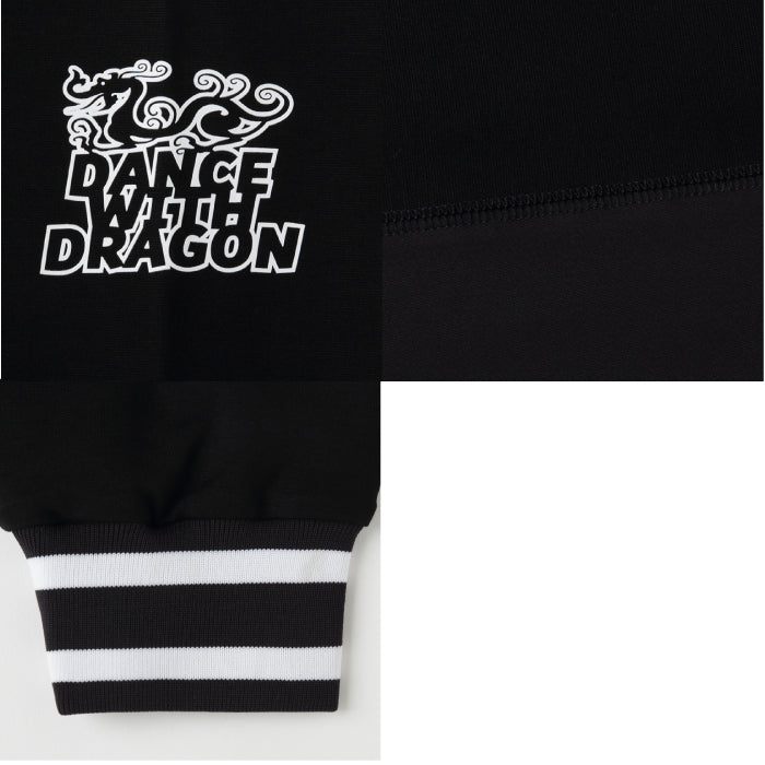 Dance With Dragon ダンスウィズドラゴン メンズ レーヨンストレッチポンチトレーナー UVカット 接触冷感 ストレッチ D1-212121