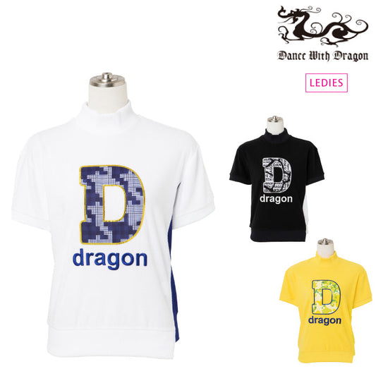 Dance With Dragon ダンスウィズドラゴン レディース D-DRAGONパイル半袖トレーナー 日本製 D2-214320