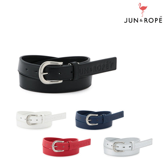 JUN&ROPE’ ジュンアンドロペ レディース ロゴ型押し合皮ベルト 【フリーサイズ対応】 ERW12000