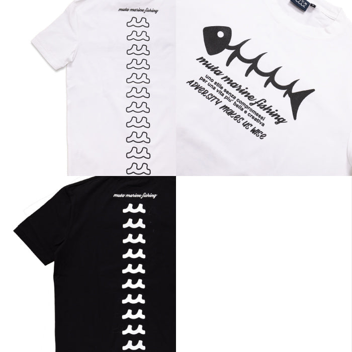muta MARINE GOLF ムータマリンゴルフ メンズ レディース FISHBONE Tシャツ【全2色】 MFAX-434251