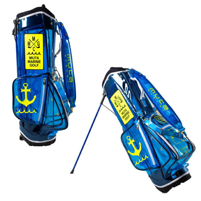 MUTA MARINE GOLF ムータマリンゴルフ limited edition ＜エナメルホワイト×クリアブルー＞限定50本 キャディバッグ 2022 送料無料