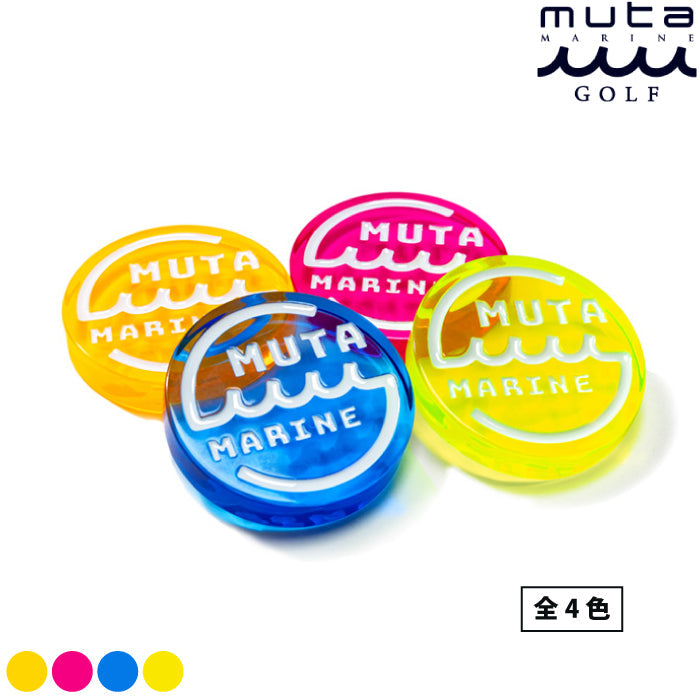 muta MARINE GOLF ムータマリンゴルフ メンズ レディース GOLF クリアマーカー【全4色】 MGBC-220418