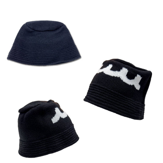 muta MARINE GOLF ムータマリンゴルフ メンズ レディース ACANTHUS x muta MARINE Logo Knit Bucket Hat【全3色】MMAC-MA2232