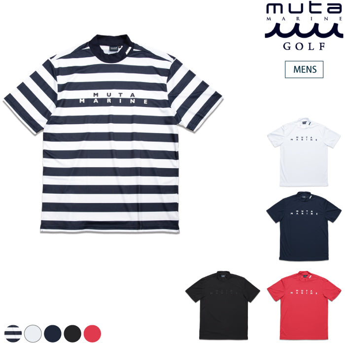 muta MARINE GOLF ムータマリンゴルフ メンズ モックネックシャツ【全5色】 mmbc-210824