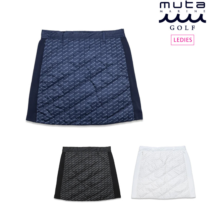 muta MARINE GOLF ムータマリンゴルフ レディース キルティングダウンスカート [全3色] MMJC-445029