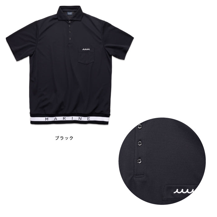 muta MARINE GOLF ムータマリンゴルフ メンズ レディース ヘムリブ ポロシャツ【全6色】 MMJC-446139