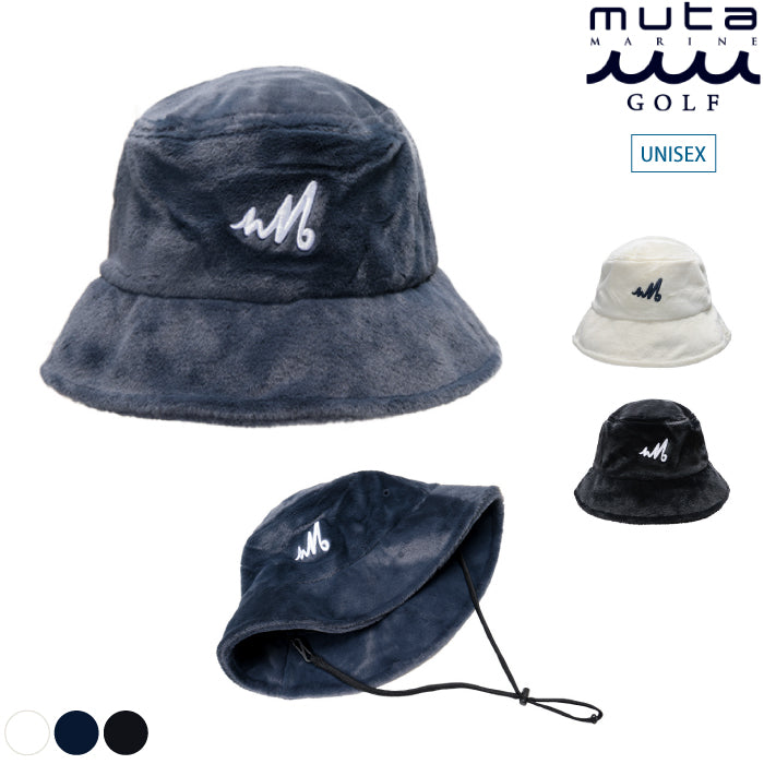 muta MARINE GOLF ムータマリンゴルフ メンズ レディース エコファーバケットハット【全3色】 MMST-624010
