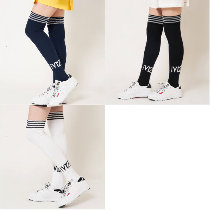 V12 ヴィトゥエルブ レディース LINE KNEE HI SOCKS ニーハイソックス V122220-AC30